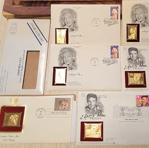 22kt gold stamp collection. you get all of them!